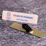 بادجات موظفين ستيل مطبوع